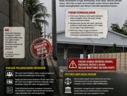 Pagar Terlanjut Berdiri Batas Tanah Belum Pasti: Proyek Tanobel Di korek Tuai Sorotan