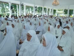 Upah-upah Jemaah haji Asahan Perkuat Doa dan Kesiapan Ibadah haji.Asahan