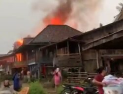 Lahap Permukiman, Kebakaran Hebat di Desa Kertasari Karang Dapo.