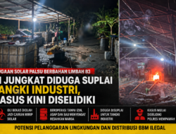 Dugaan Solar Palsu Berbahan Limbah B3 Di Jungkat Diduga Suplai Tangki Industri