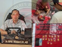 Satresnarkoba Polres Bitung Ungkap kasus Peredaran Obat Keras Jenis Trihexyphenidyl”