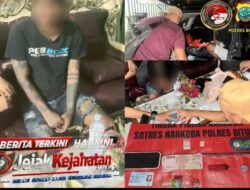 Satresnarkoba Polres Bitung Gagalkan Peredaran Sabu, Residivis Kambuhan Kembali Ditangkap
