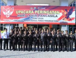 Kapolres Gresik Pimpin Upacara Hari Pancasila 2026, Ajak Personel Bumikan Nilai-Nilai Pancasila