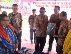Semangat Gotong Royong Masyarakat Marindal II, Bupati Lepas Batu Pertama Kantor Desa dengan Tanah Hibah