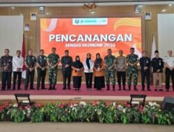 Dandim 0427/Way Kanan Hadiri Pencanangan Sensus Ekonomi 2026, Wujud Dukungan Pembangunan Berbasis Data