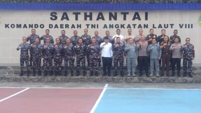 TNI AL Resmikan Mako Sathantai Kodaeral VIII di Bitung, 200 Tamu Hadir Termasuk Forkopimda Sulut