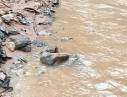 Batang Aliran Sungai Meliau Semakin Menyempit, Diduga Akibat Penumpukan Lumpur Sisa Aktivitas Pertambangan