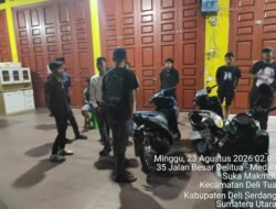 Antisipasi Geng Motor dan 3C, Polsek Deli Tua Gencarkan Patroli Presisi Dini Hari