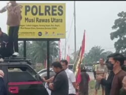 Massa Datangi Mapolres Muratara, Desak Penindakan Tegas PETI