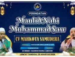 Cv Mahkota Samudera Gelar Rutinan Maulid Nabi SAW dan santunan anak yatim