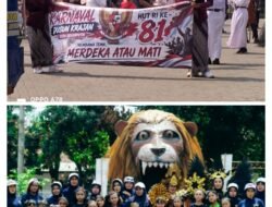 Puncak Kemeriahan HUT RI Ke-81, Pemerintah Desa Sekarputih Gelar Karnaval Diikuti Empat Dusun.
