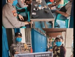 CEGAH KARHUTLA & DUKUNG OPS AMAN NUSA II, POLSEK MELIAU GELAR HIMBAUAN LARANGAN BAKAR LAHAN